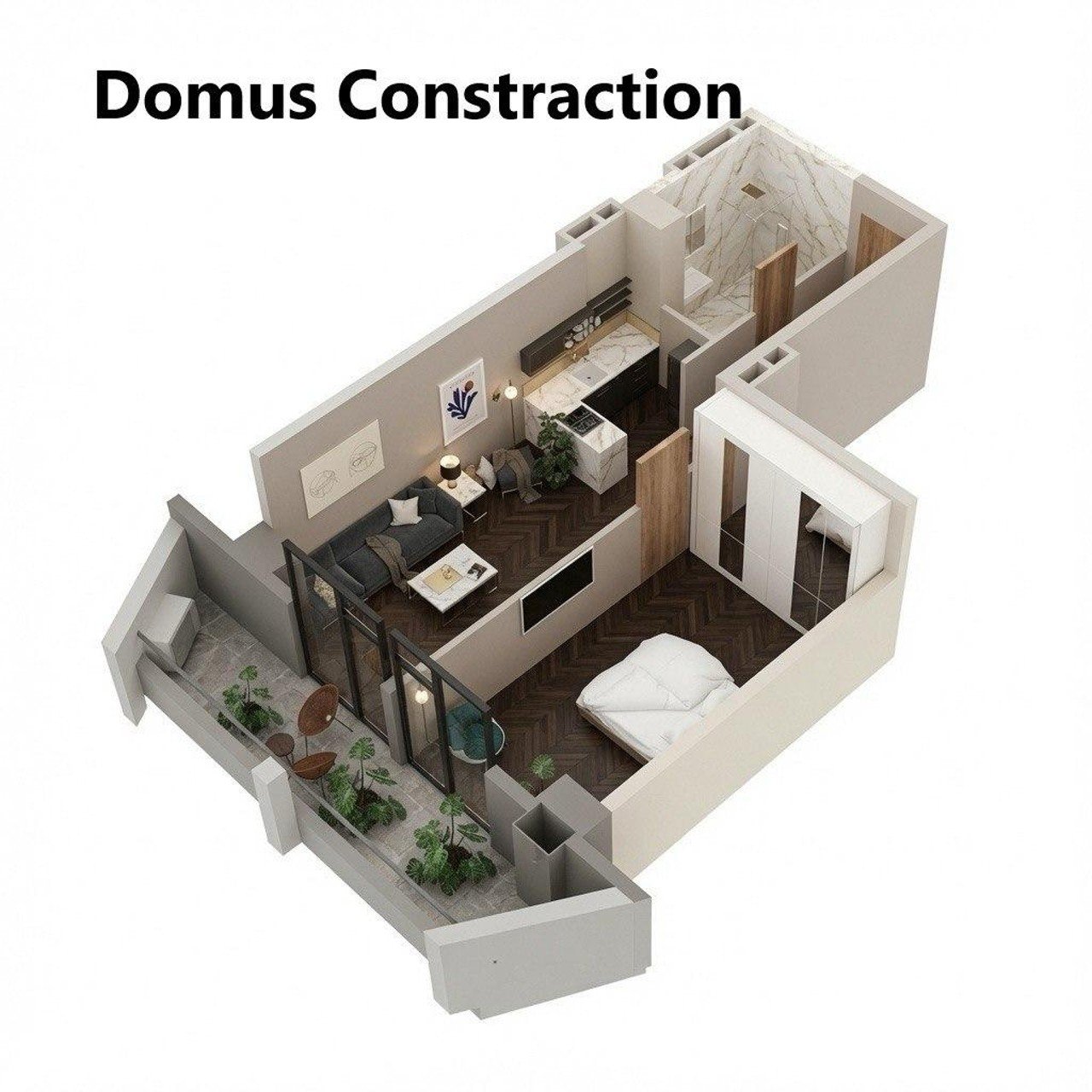 2-комнатная квартира · 58 м²
