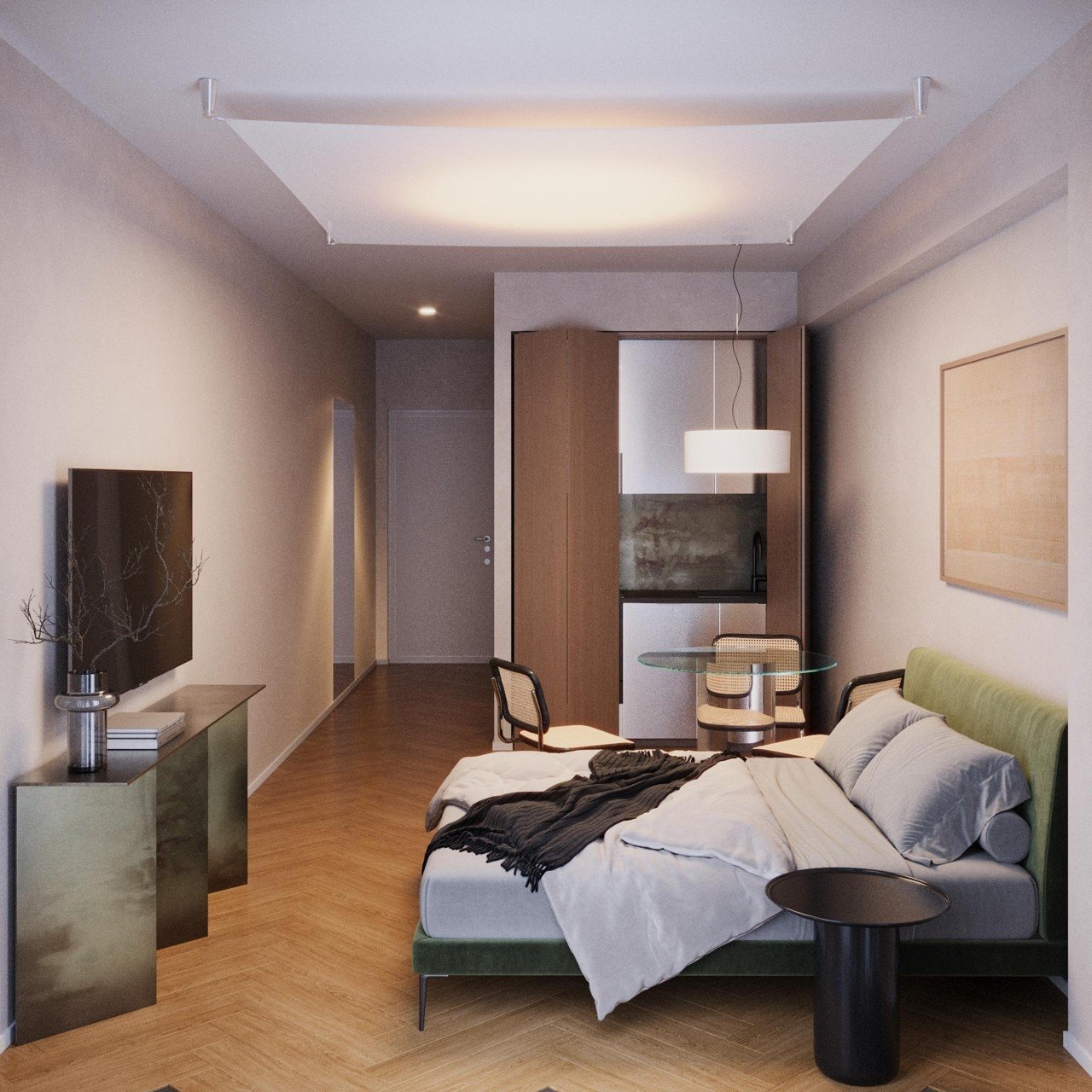 Студия · 35.1 м² · Bochorma Street by Index